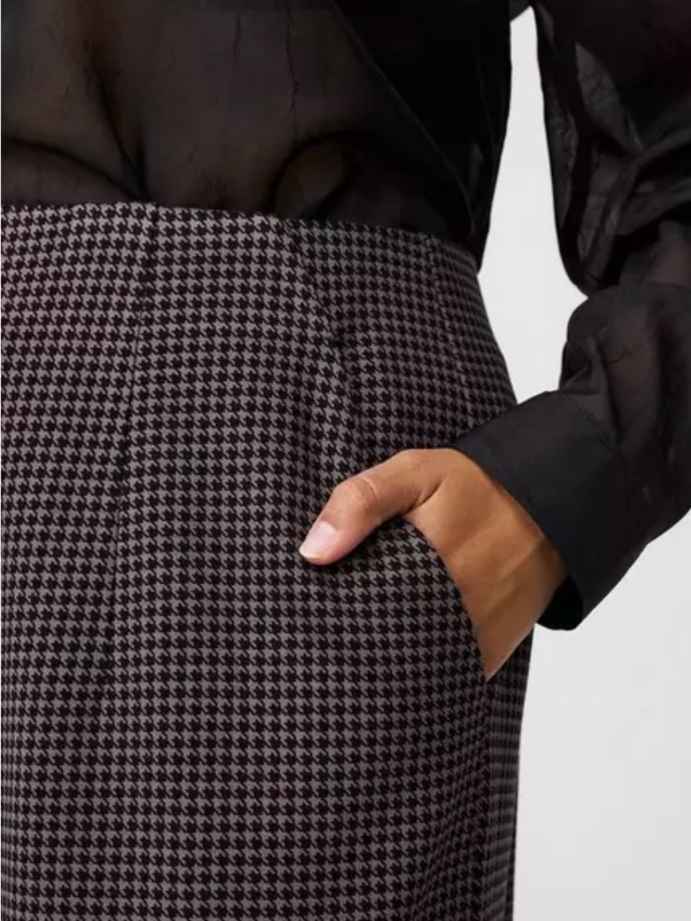 Pull-On Wide-Leg Lightweight Ponte Pant. 2X - Picture 5 of 11